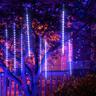 Cascading Meteor Icicle Lights 450mm Blue