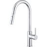 Pull Down Gooseneck Sink Mixer Chrome