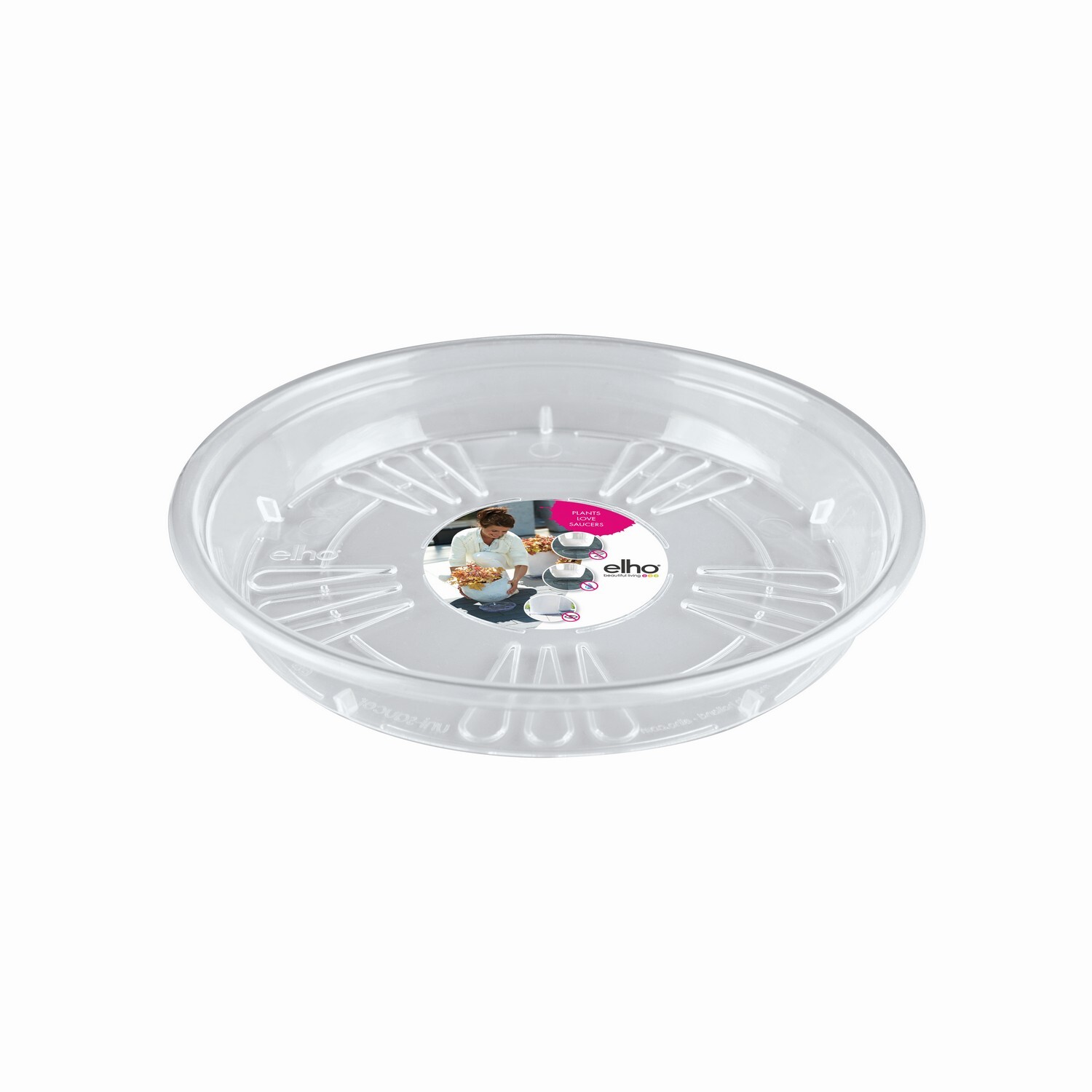 Plastic Elho Clear Saucer