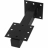 Wall Mount Bracket for Letterbox H: 100mm,  W: 100mm, D: 260mm Black