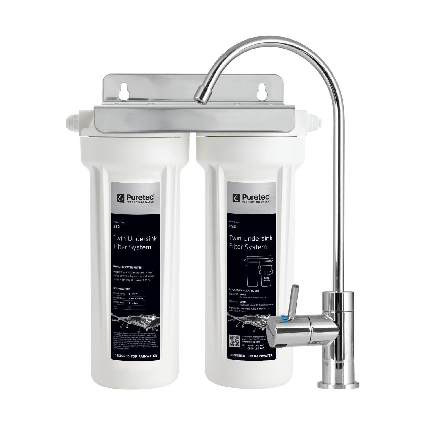Dual ES2 Water Filter Kit  Chrome