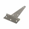 Tee Hinge Heavy-duty with Brass Pin 250mm Zinc Plated