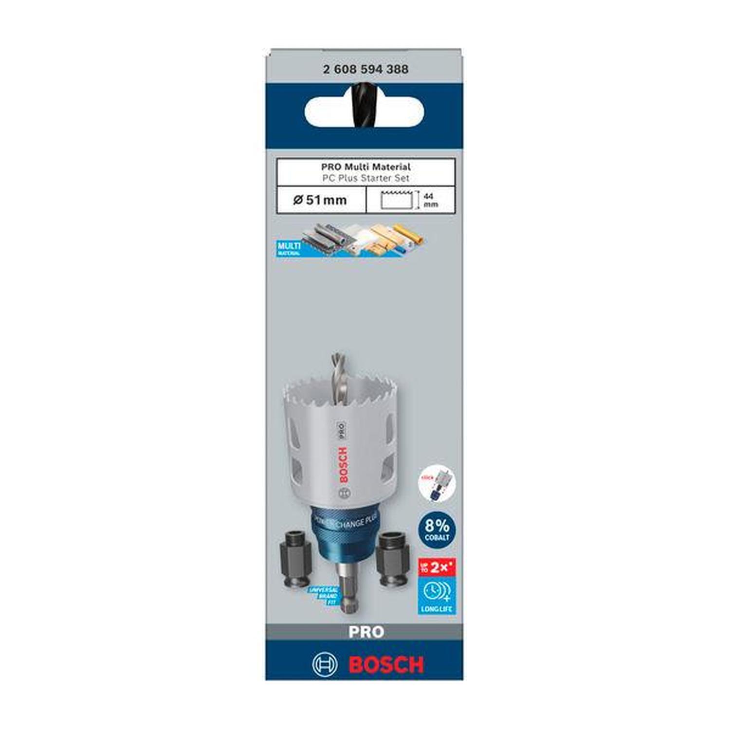 Multi Material Holesaw Starter Set 51mm