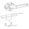 Window Handle Wedgeless High Profile Right & Left Hand 93mm Black