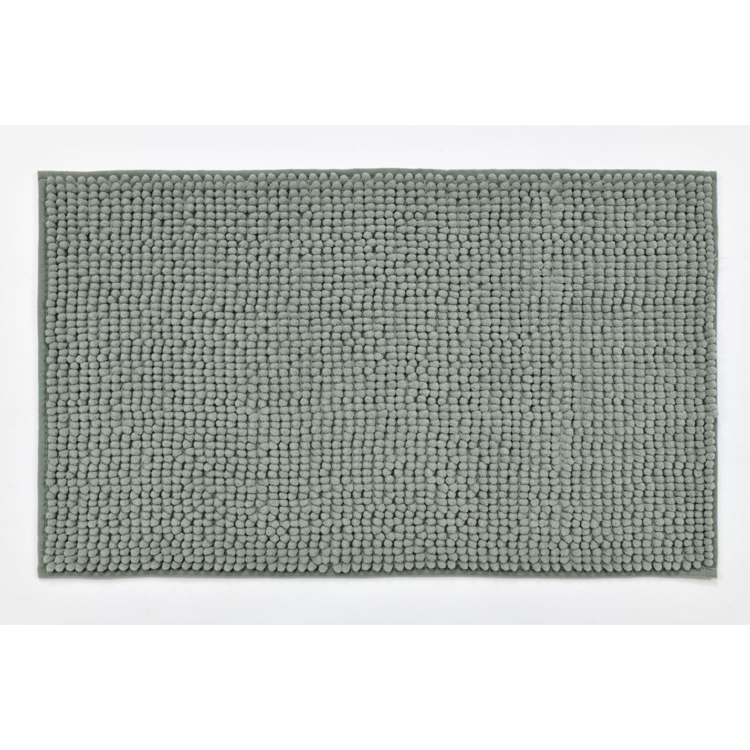 Felicity Chenille Bath Mat 45cm x 75cm x 1.4cm Blue