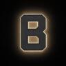 StreetGlo Solar Illuminated Letter - B
