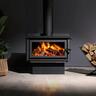Mega Rad Base 21kW Wood Fire and Standard Flue Kit