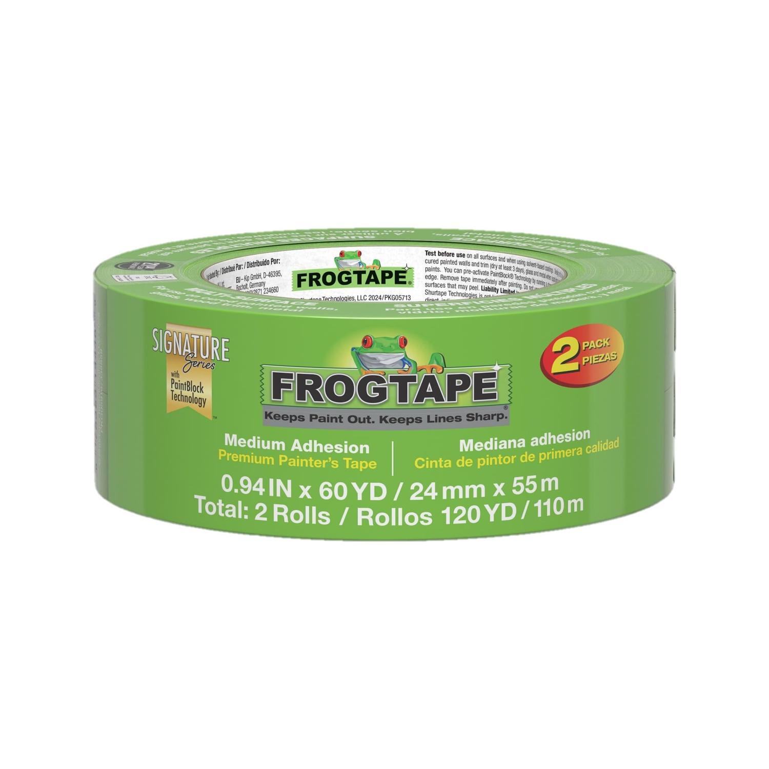 Multi-Surface Painters Tape 2 Pack 24mm x 55m Green