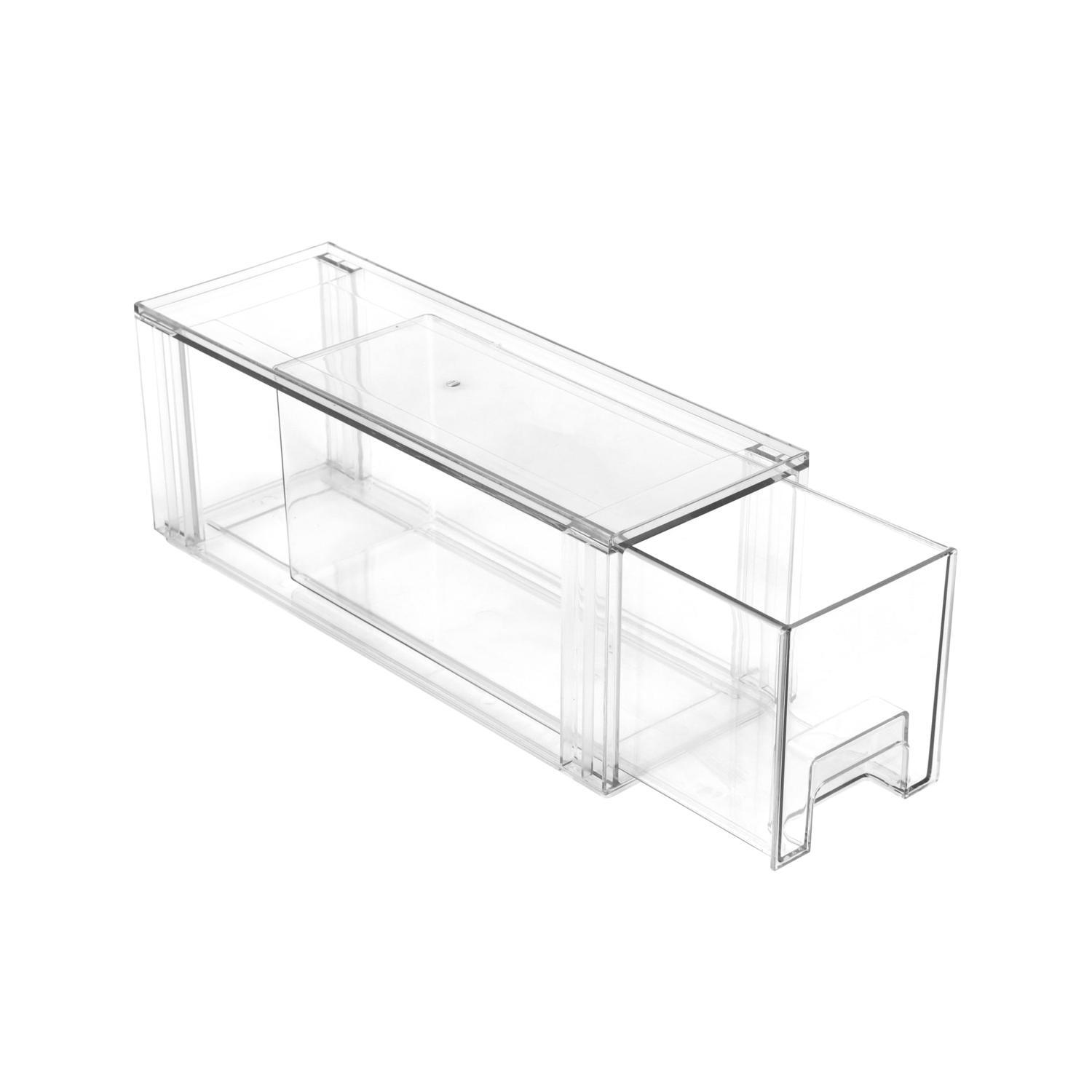 Slim Pantry Drawer 350 x 125mm Clear
