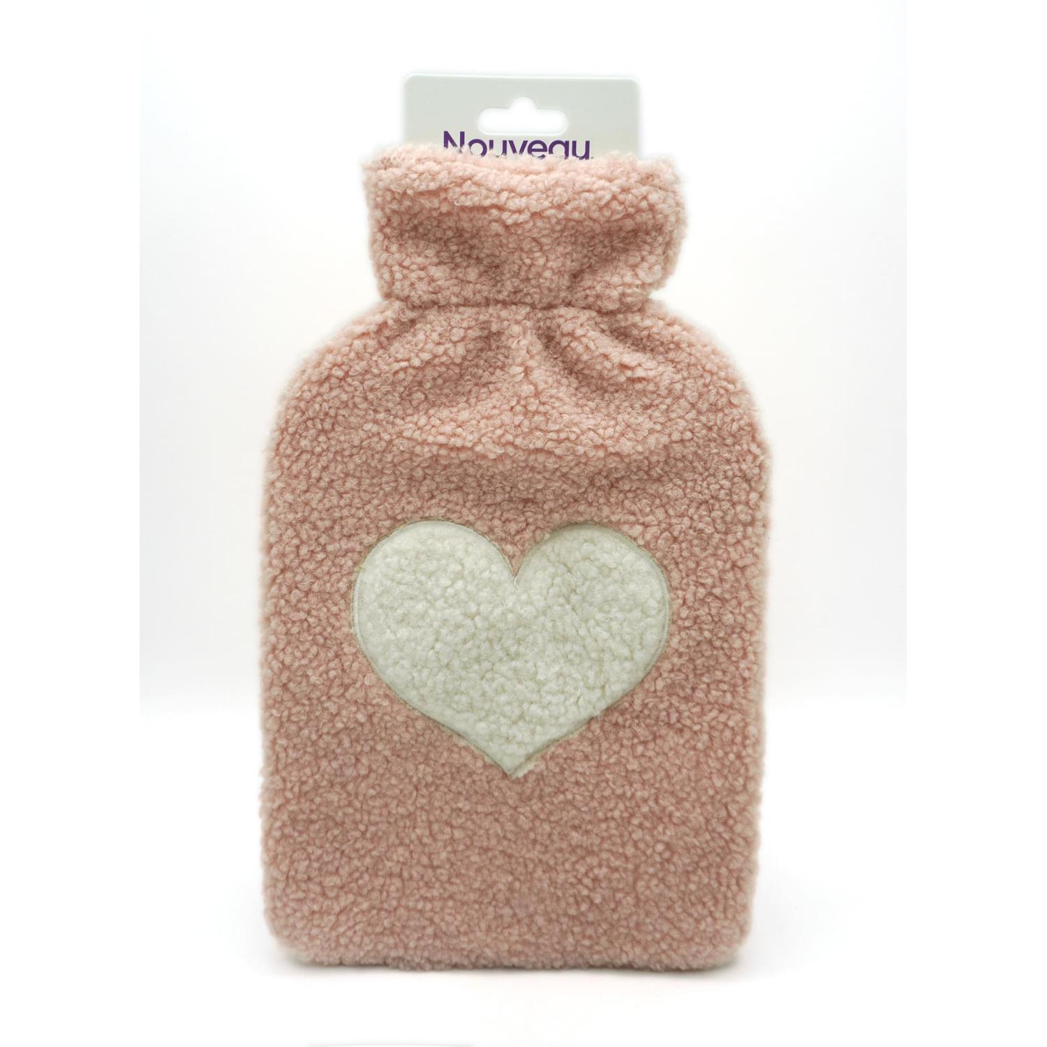 Hot Water Bottle Cover 1.9l Heart
