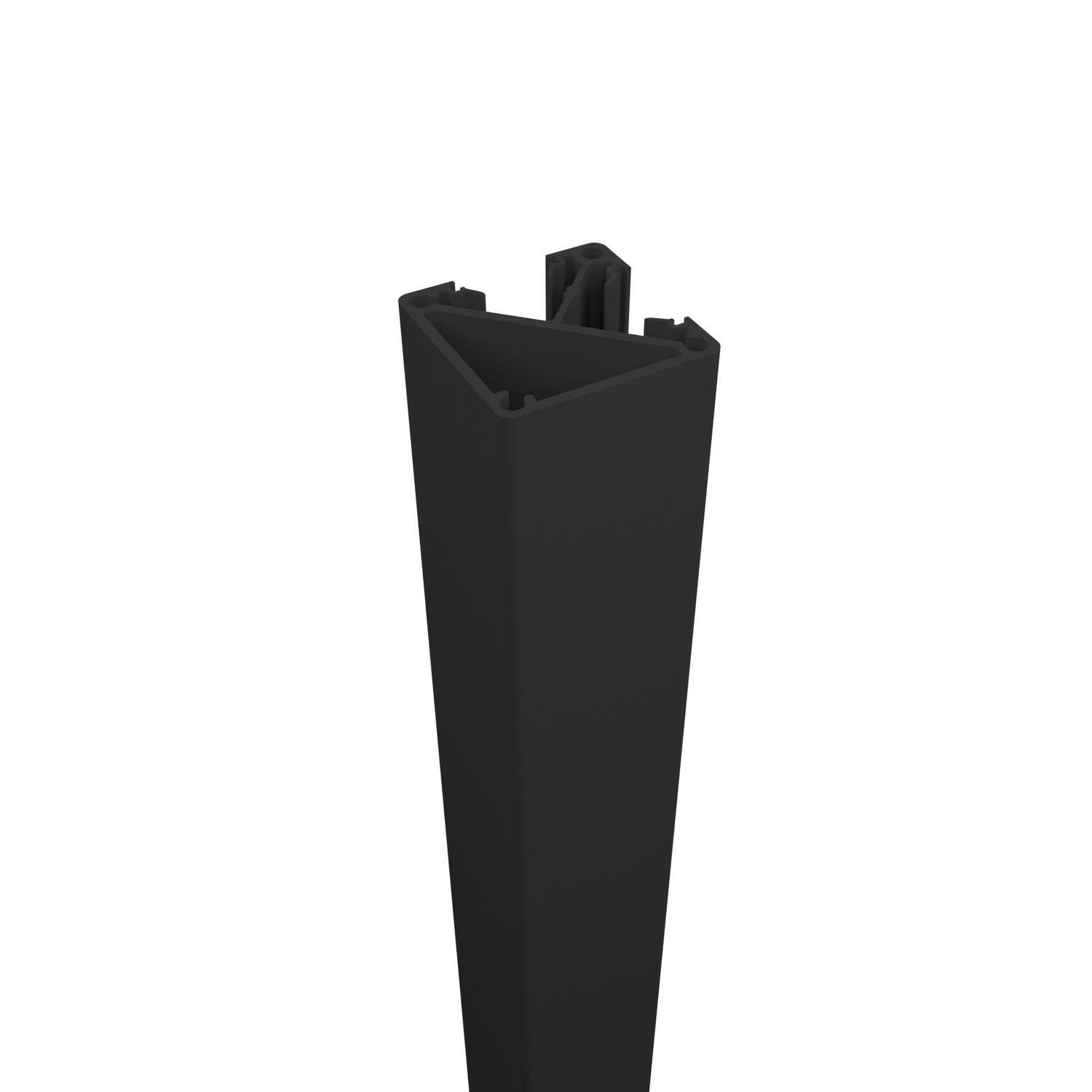 Xpress Fence 90° 2 Way Post  2400 x 50 x 50mm  Satin Black