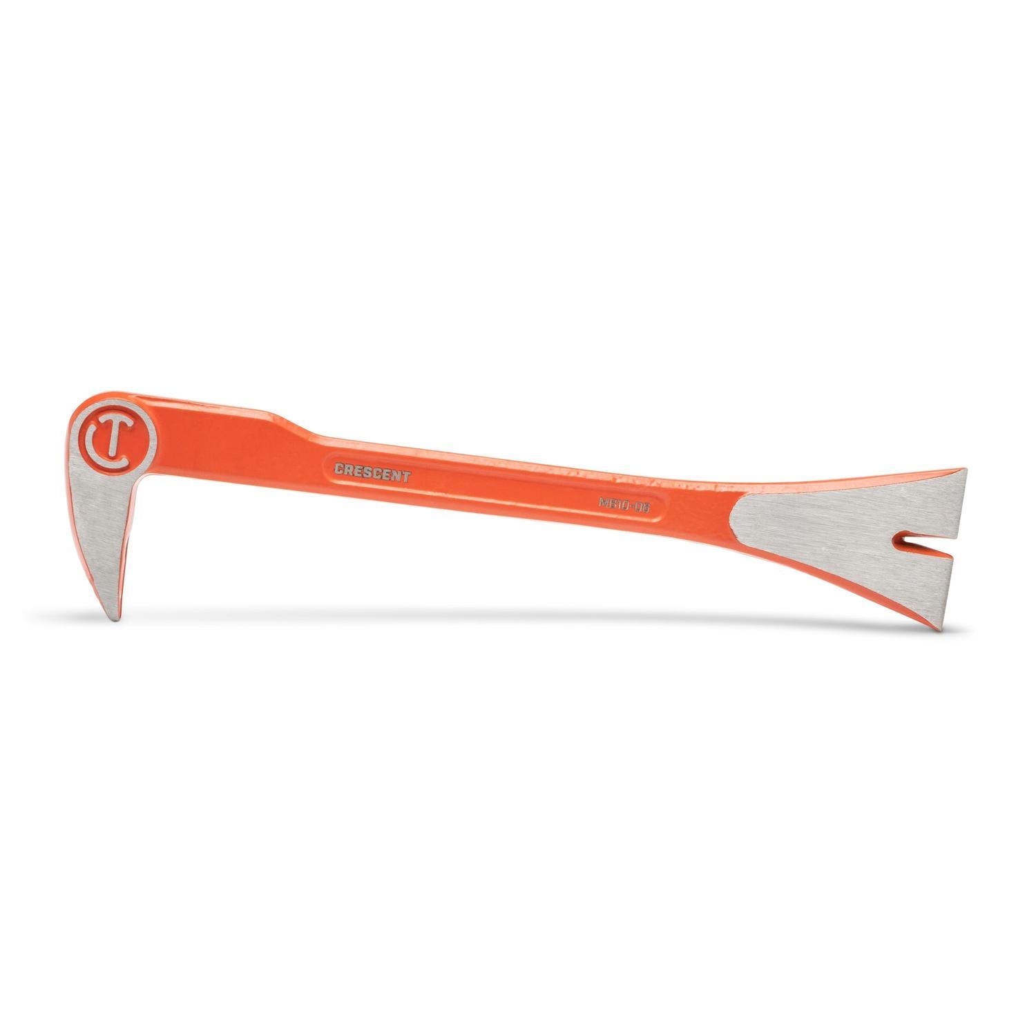 Moulding Removal Pry Bar with Nail Puller 254mm Orange