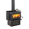 RMF Rural Multi-Fuel Burner with Fitted Wetback Metallic Black