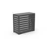 Utility Enclosure D:500mm W:1100mm H:1000mm Slate Grey