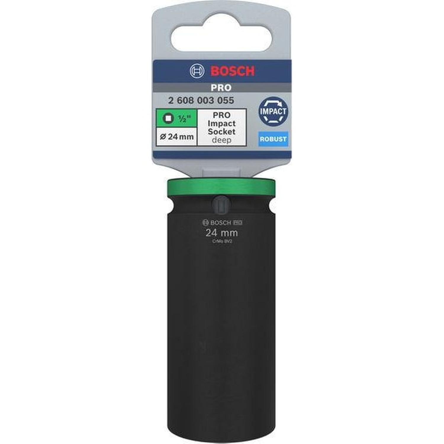 Impact Socket  1/2" 24 mm Deep
