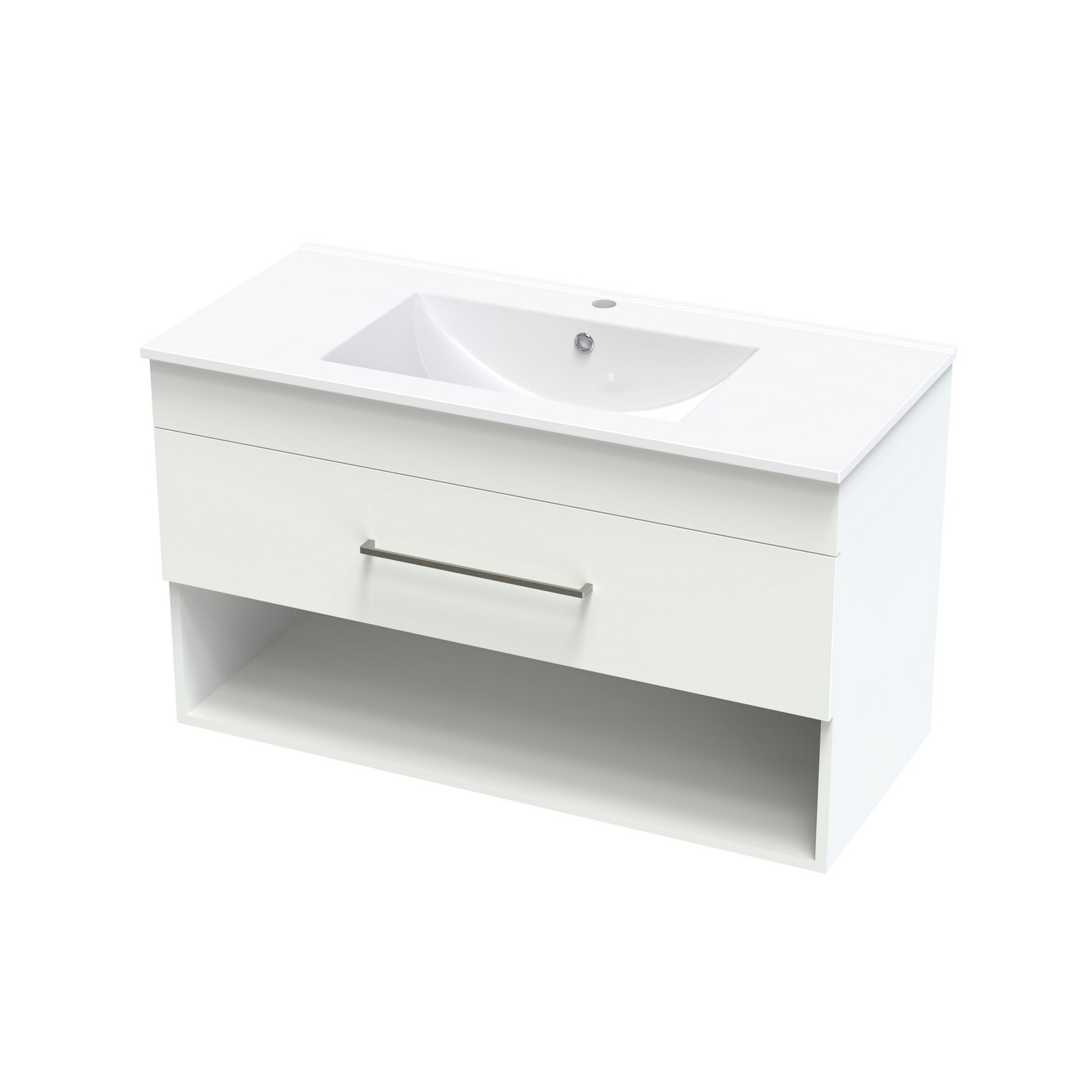 Cashmere Valley 1000 Drawer Open White Melamine