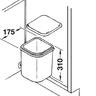 Pico Bathroom Swing Bin