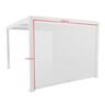 Outdoor Gazebo Roller Blind 3m White