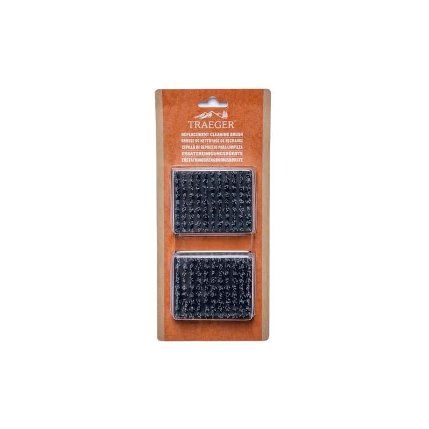 Replacement Traeger BBQ Cleaning Brush Head 2pk