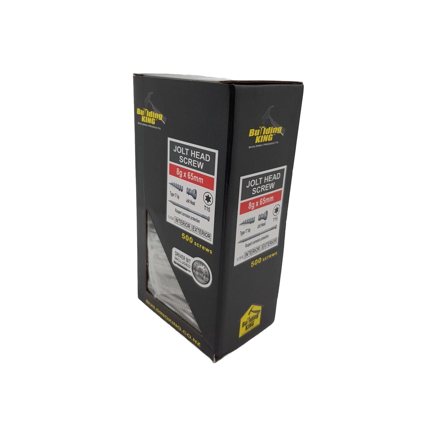 Jolt Screw 8G x 65mm Grey Ruspert
