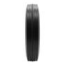 Rubber Tyred Plastic Centered Wheel 200mm White