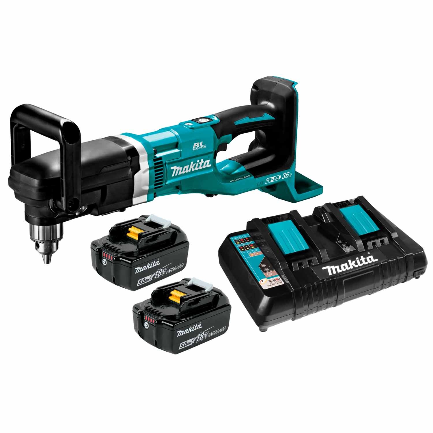 LXT 13mm Cordless Brushless Angle Drill Kit