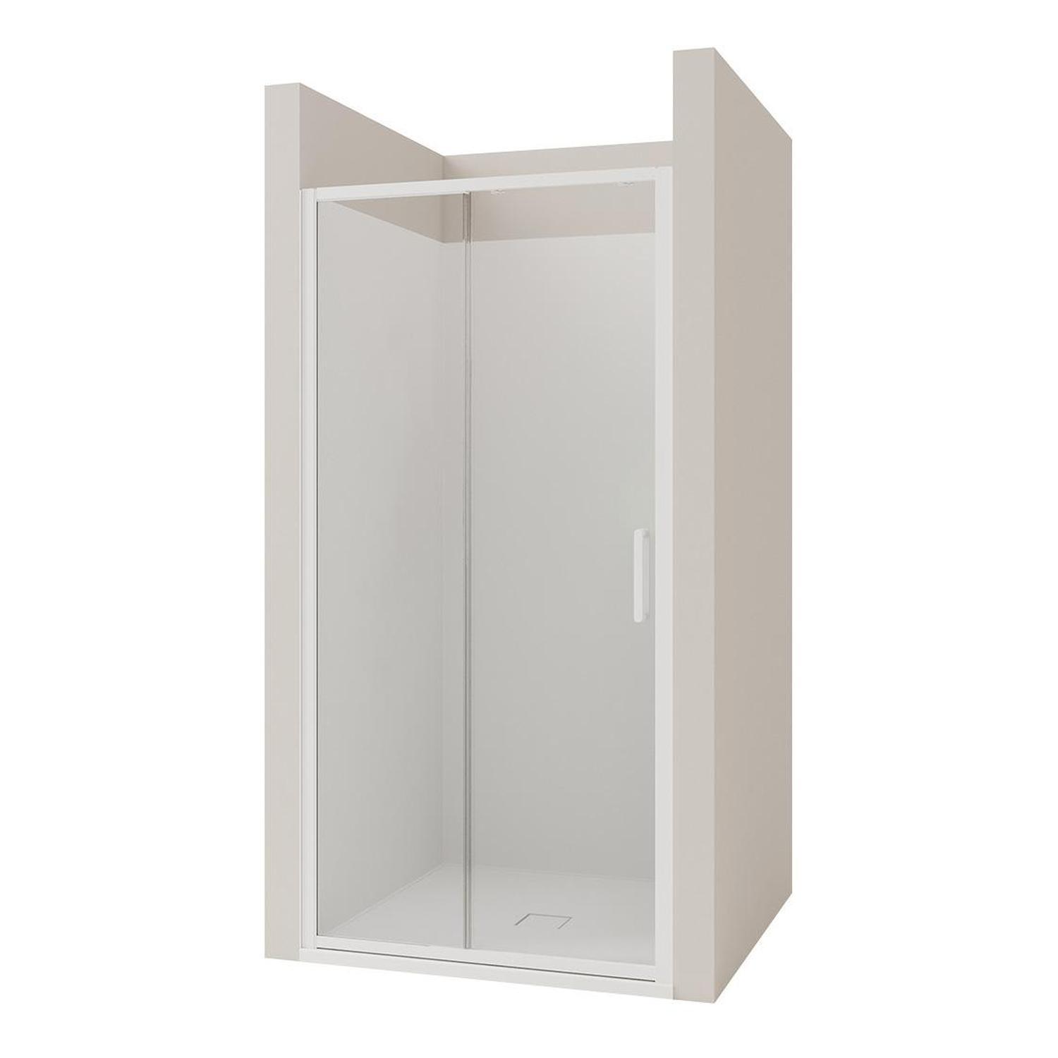 3 Side Filed Wall Shower 1000 x 1000mm White