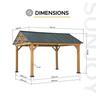 Gazebo Hard Top 4 x 3.3 m