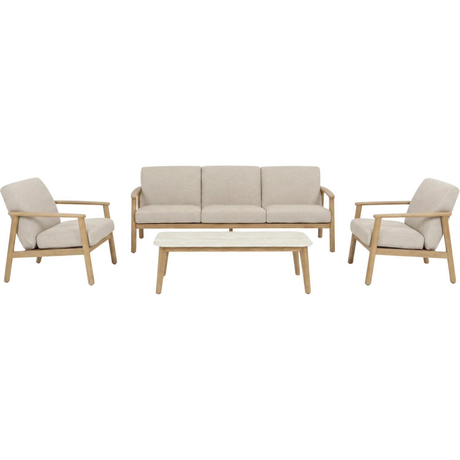 Outdoor Lounge Setting 4 Piece