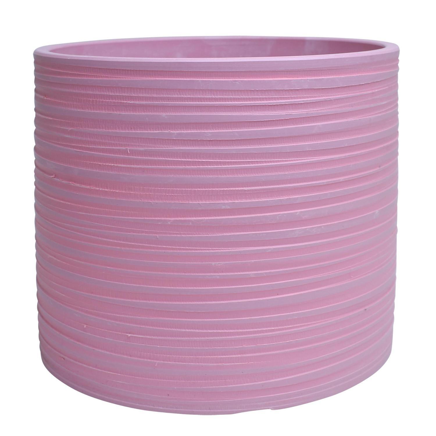Indoor Stone Pot 20cm Pink