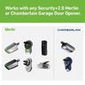 Wireless Keypad For Garage Door Opener  Grey
