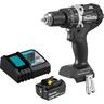 Brushless Black Hammer Drill Driver Kit 18 Volt Black
