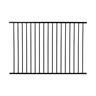 Aluminium Perimeter Flat Top Fence Panel H: 1200 x L: 1800 Black