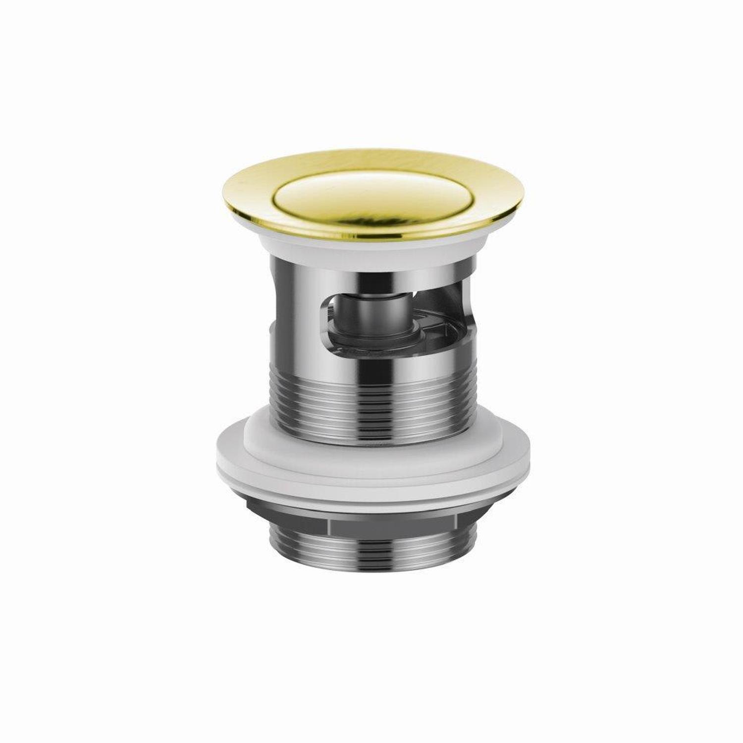 Pop-Up Basin Waste with Overflow 40mm Brushed Brass