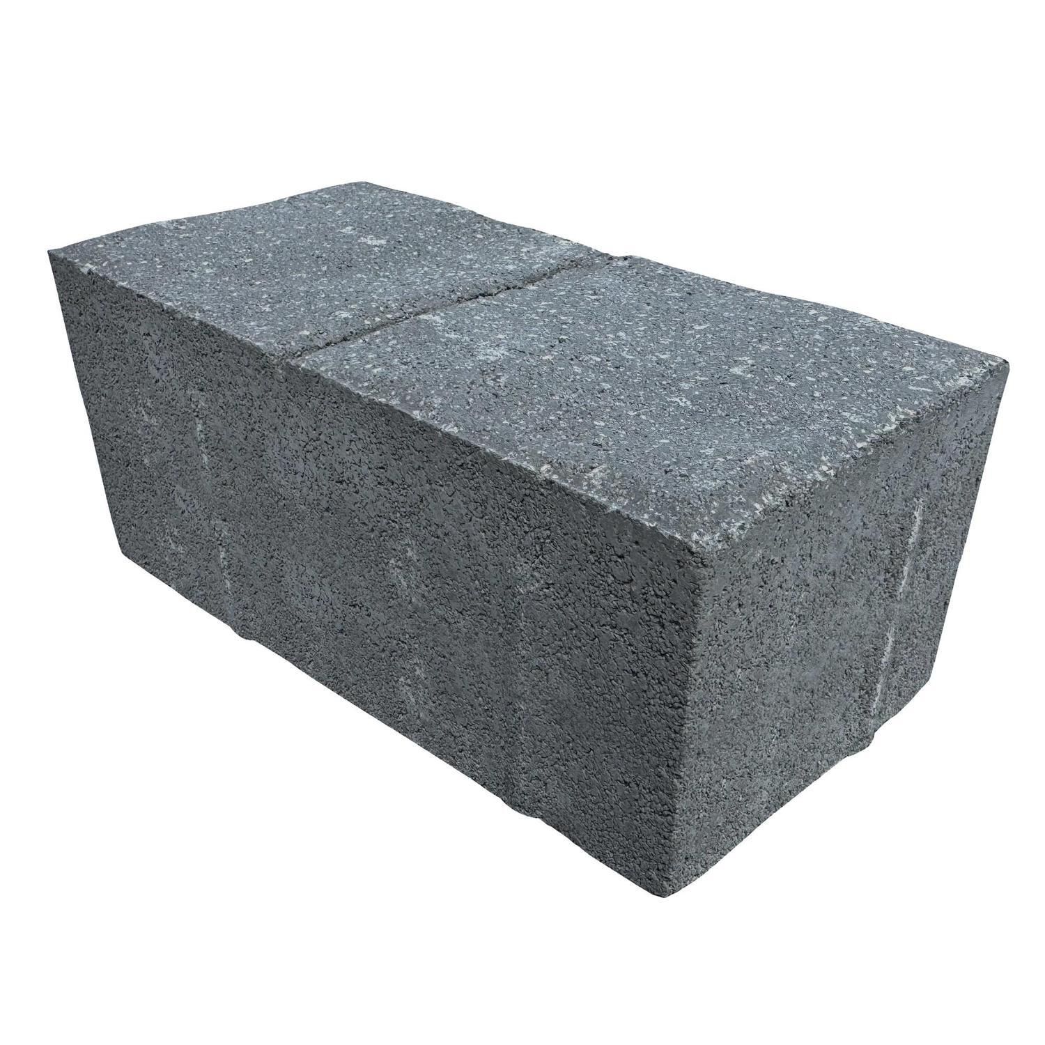 London Stonepave Paver H: 80mm, W: 100mm, L: 200mm Rock Salt