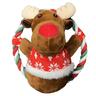 Christmas Plush Rope Ring Dog Toy