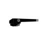 Window Handle Locking Wedgeless Left-Hand Sub Fix 107mm Black