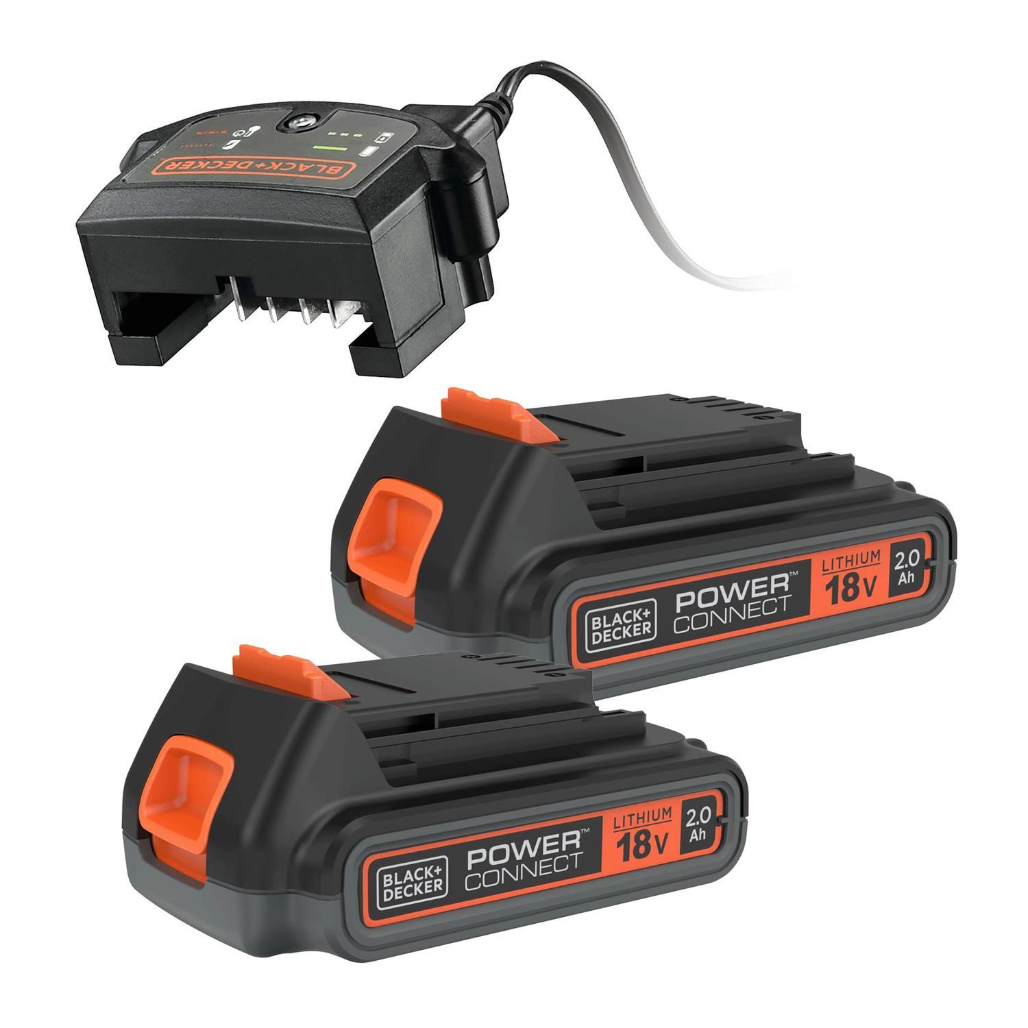 18V 1AH Charger + 18V 2X2AH Battery Kit