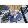 Porto Outdoor Cafe Setting 3 Piece Blue