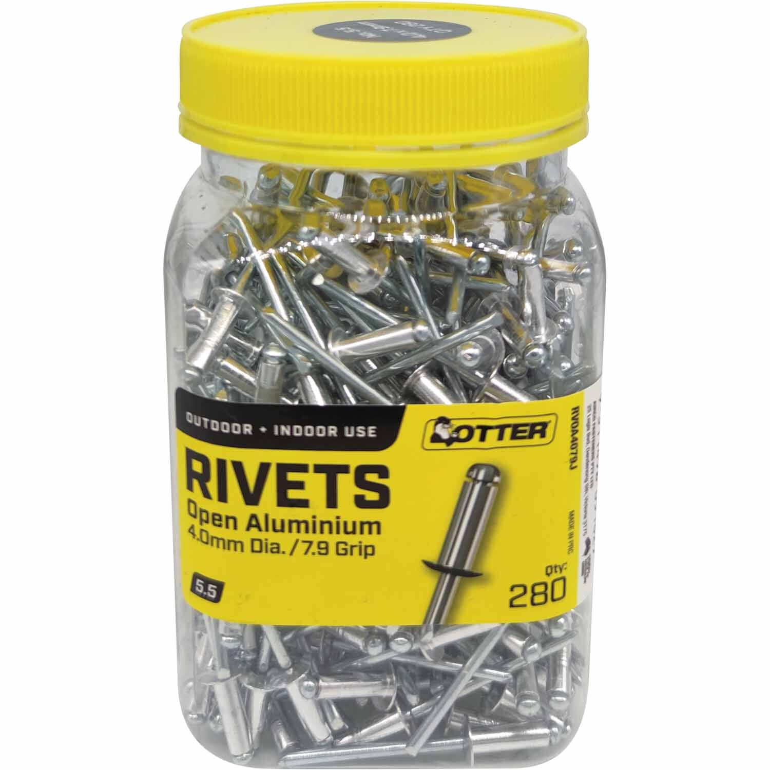 Blind Rivets 5.5 Jar of 280