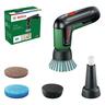 4.0V Cordless Power Cleaning Brush with 2 x Cleaning Pads, 2 x Brushes, 1 x Pad Holder (TAYDO)