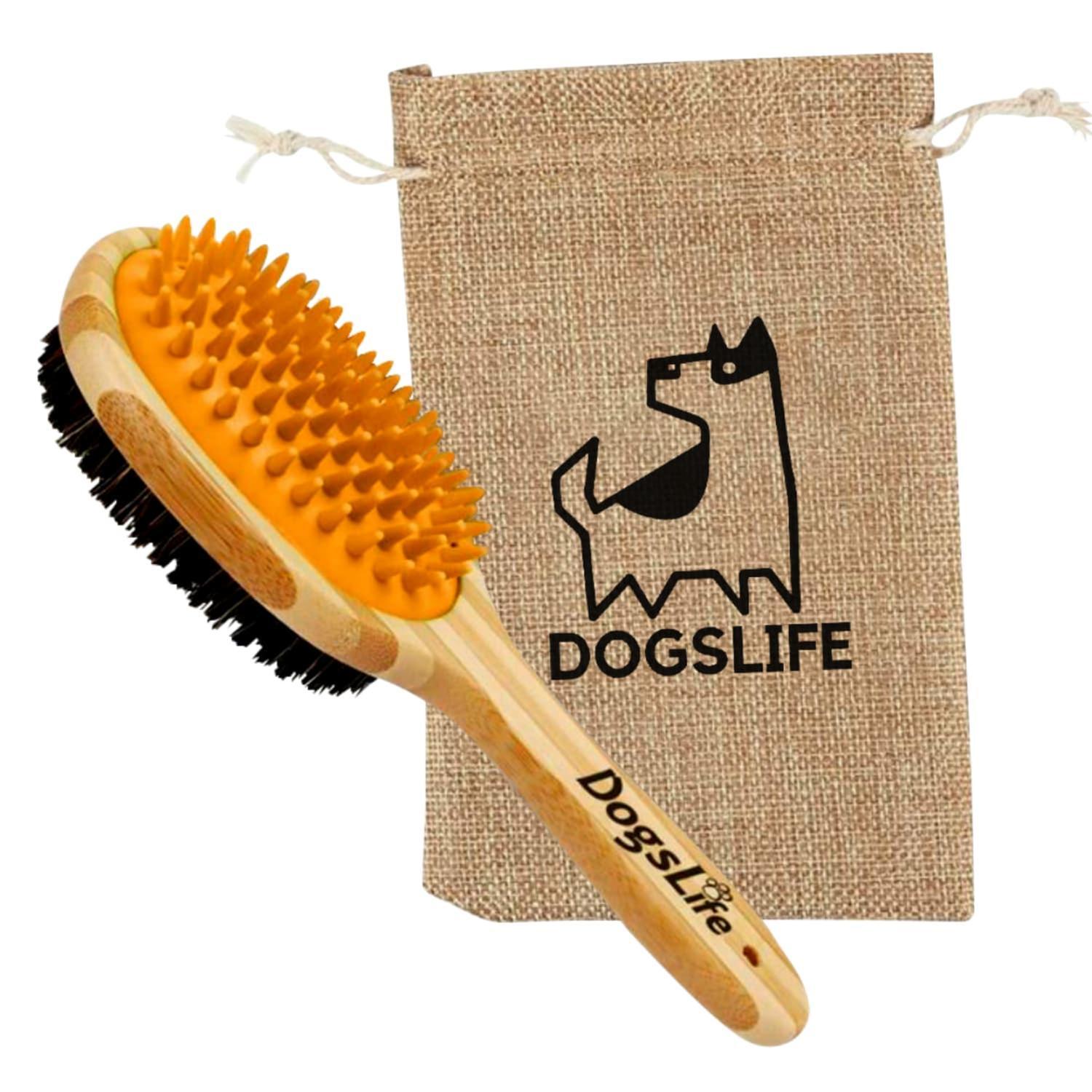 Bamboo Dog Brush