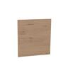 Wall Hung Vanity Cabinet Handleless Door RH 600mm French Oak