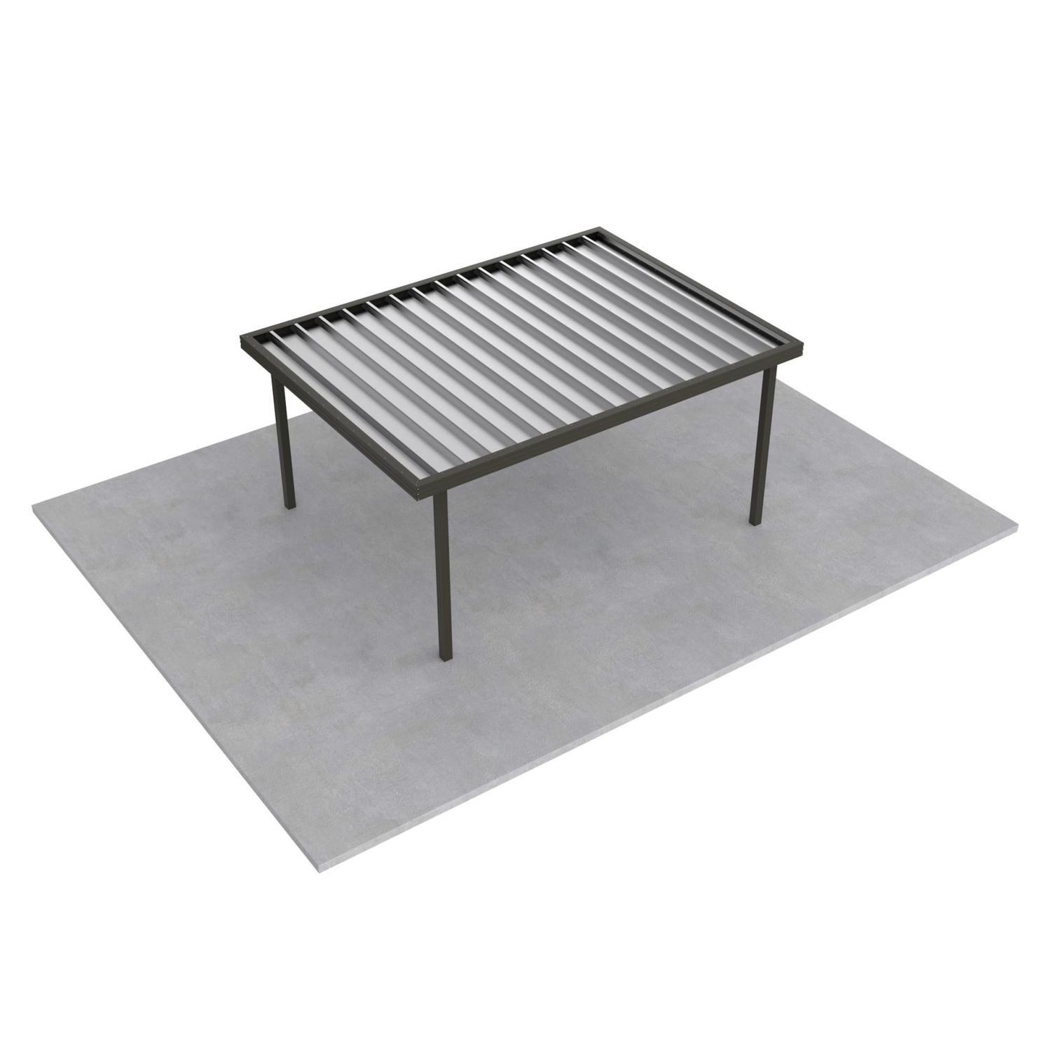 Single Carport L: 4850mm, W:3600mm, H:2100mm Ironsand