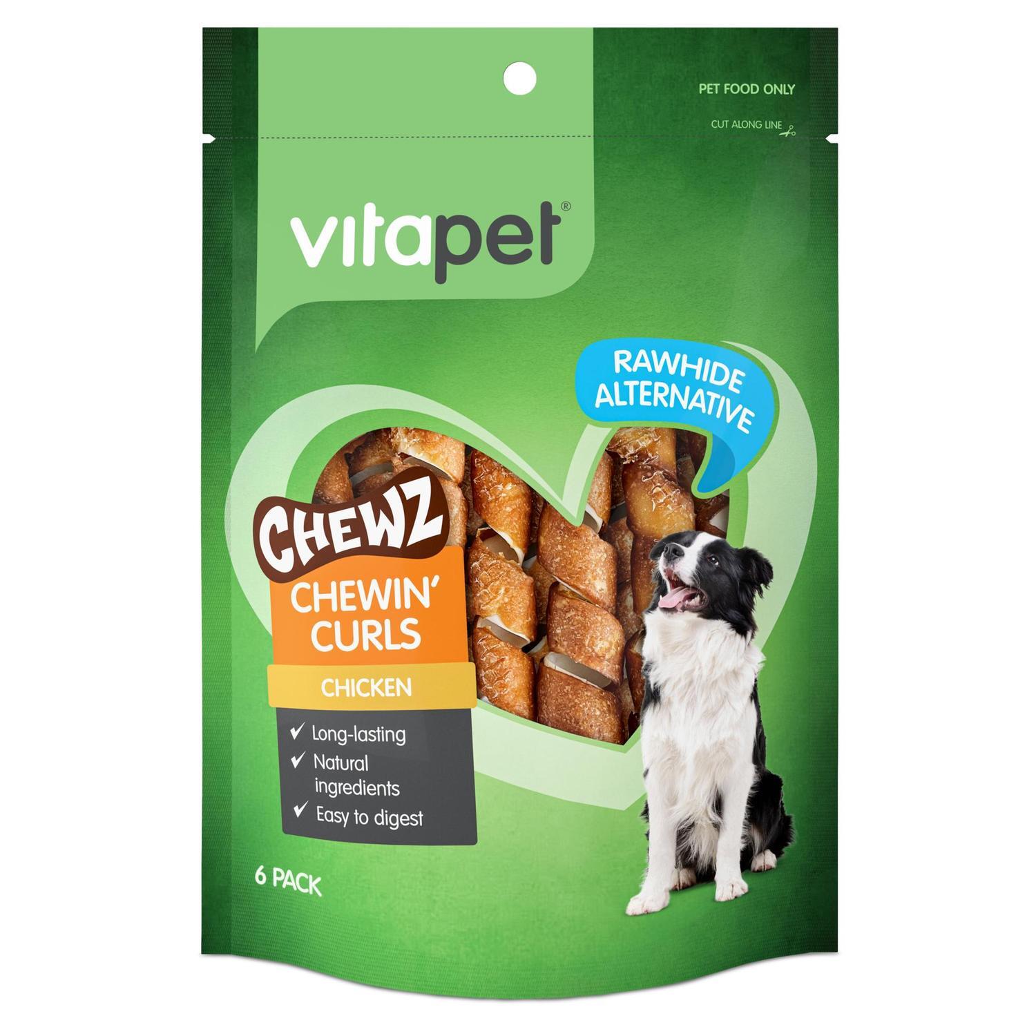 Alternative Rawhide Chewin Curls Chicken