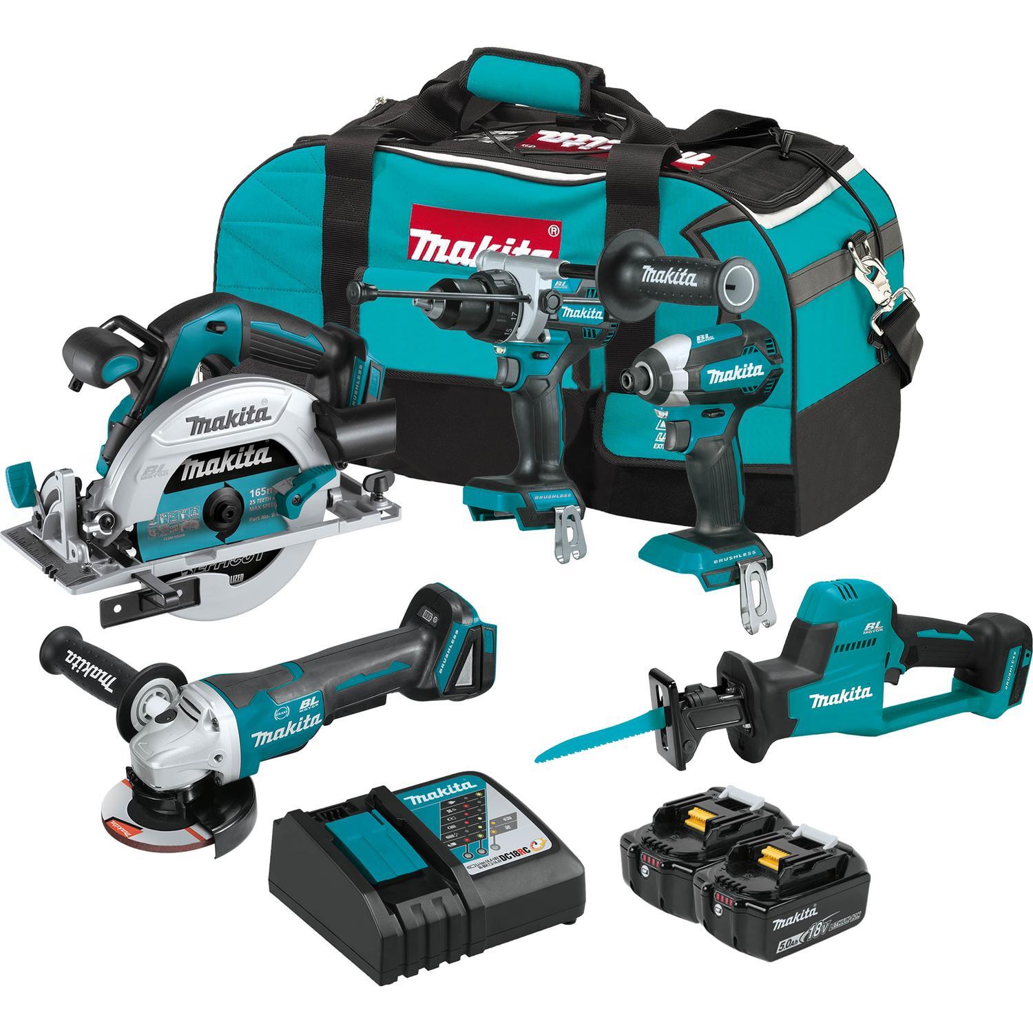 18V LXT 5 Piece Combo Kit 5.0Ah
