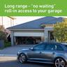 Four Button Remote Control Key Ring - For Garage Door Opener  Black
