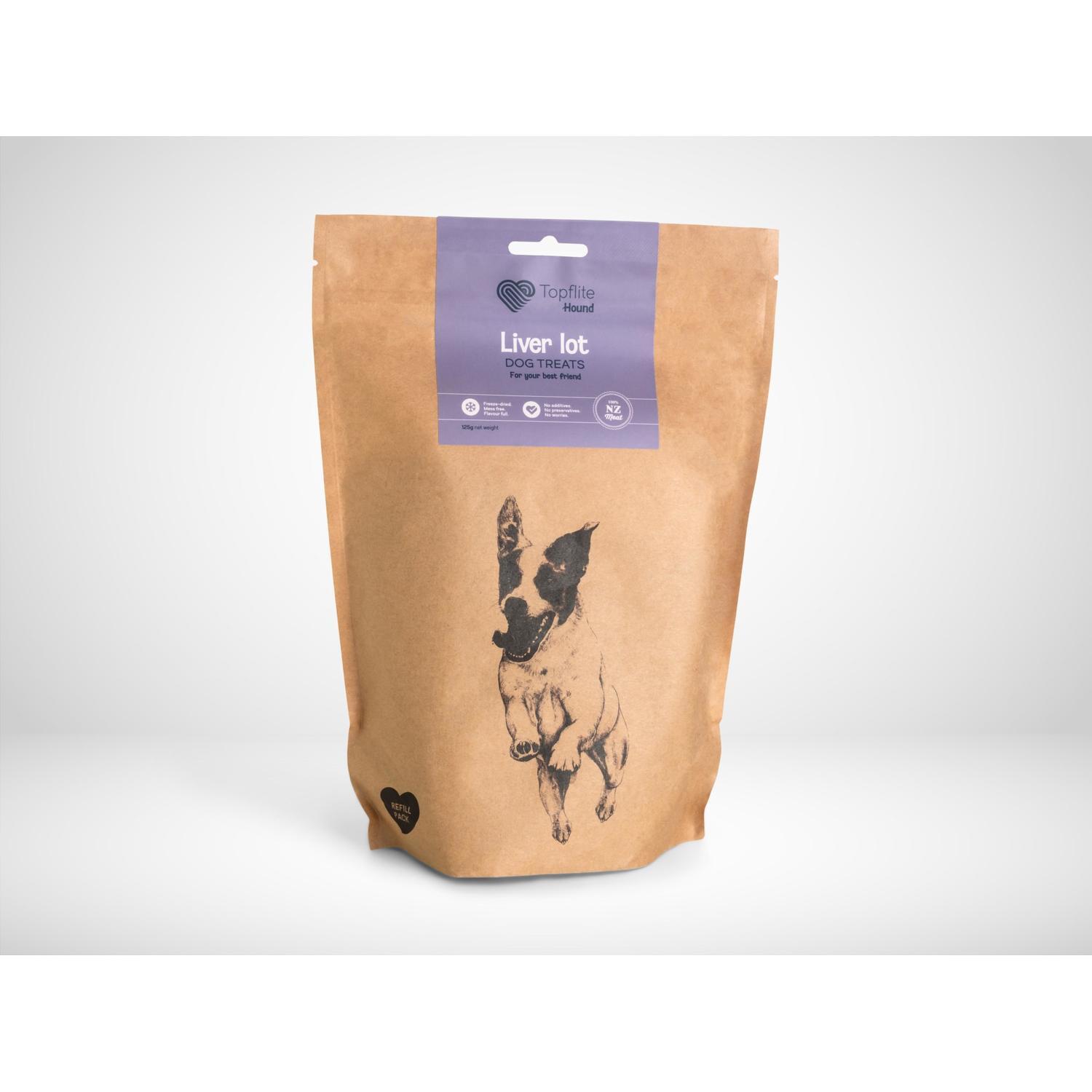 Liver Lot Dog Treat  Refill Pack 125g