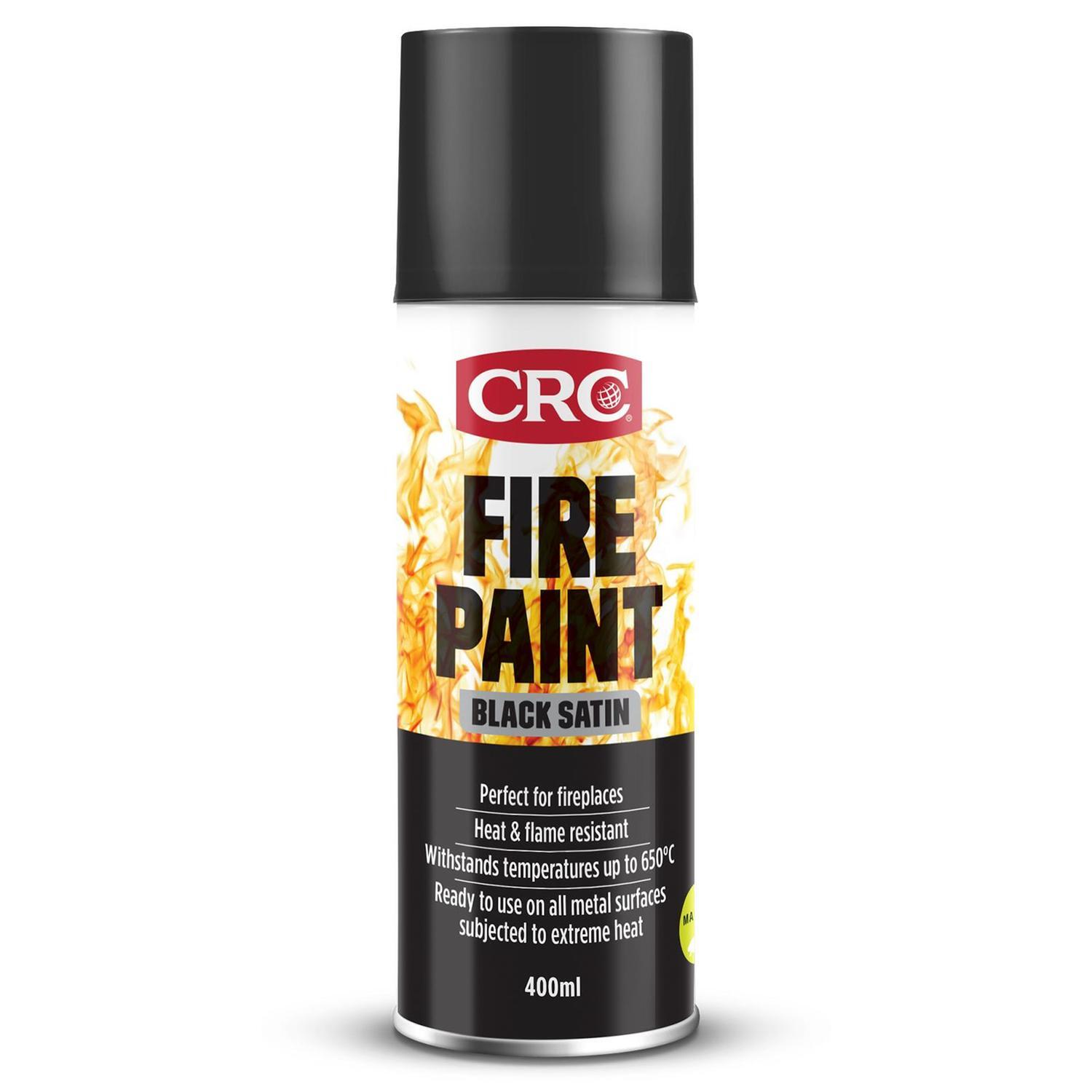 CRC Fire Paint Satin Black