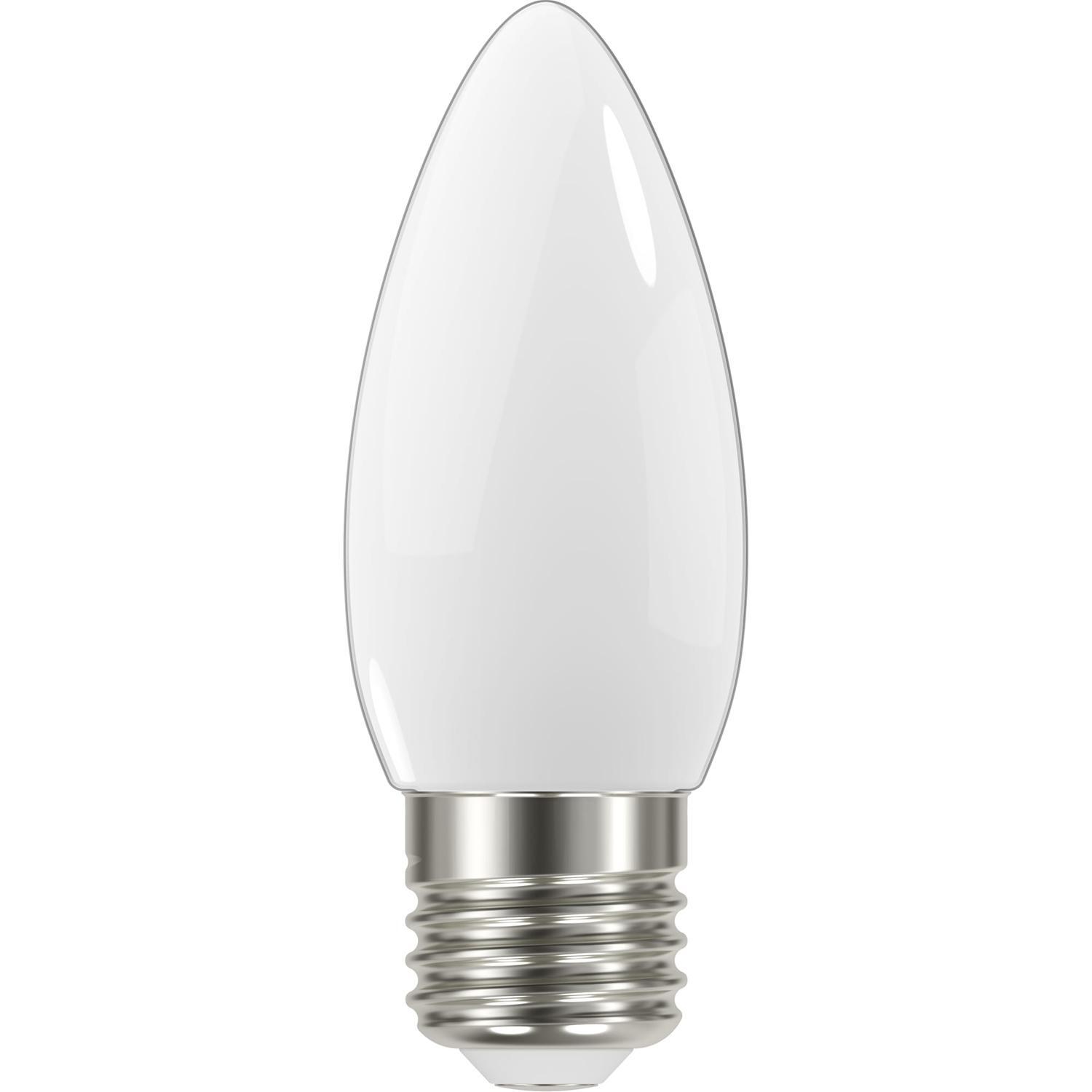 LED Candle Opal Glass